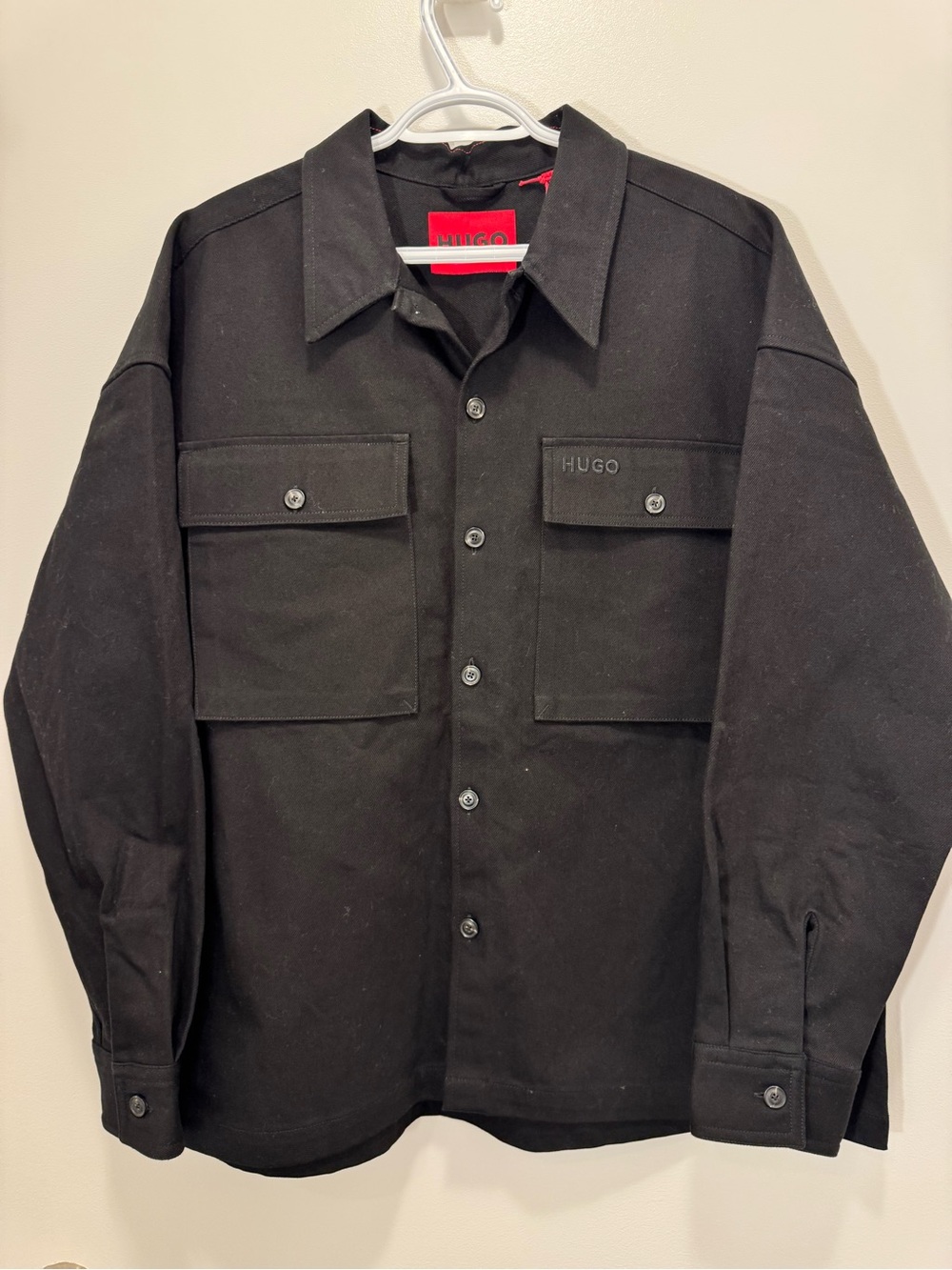 HUGO Black Overshirt Jacket  | New with tags | Size Medium